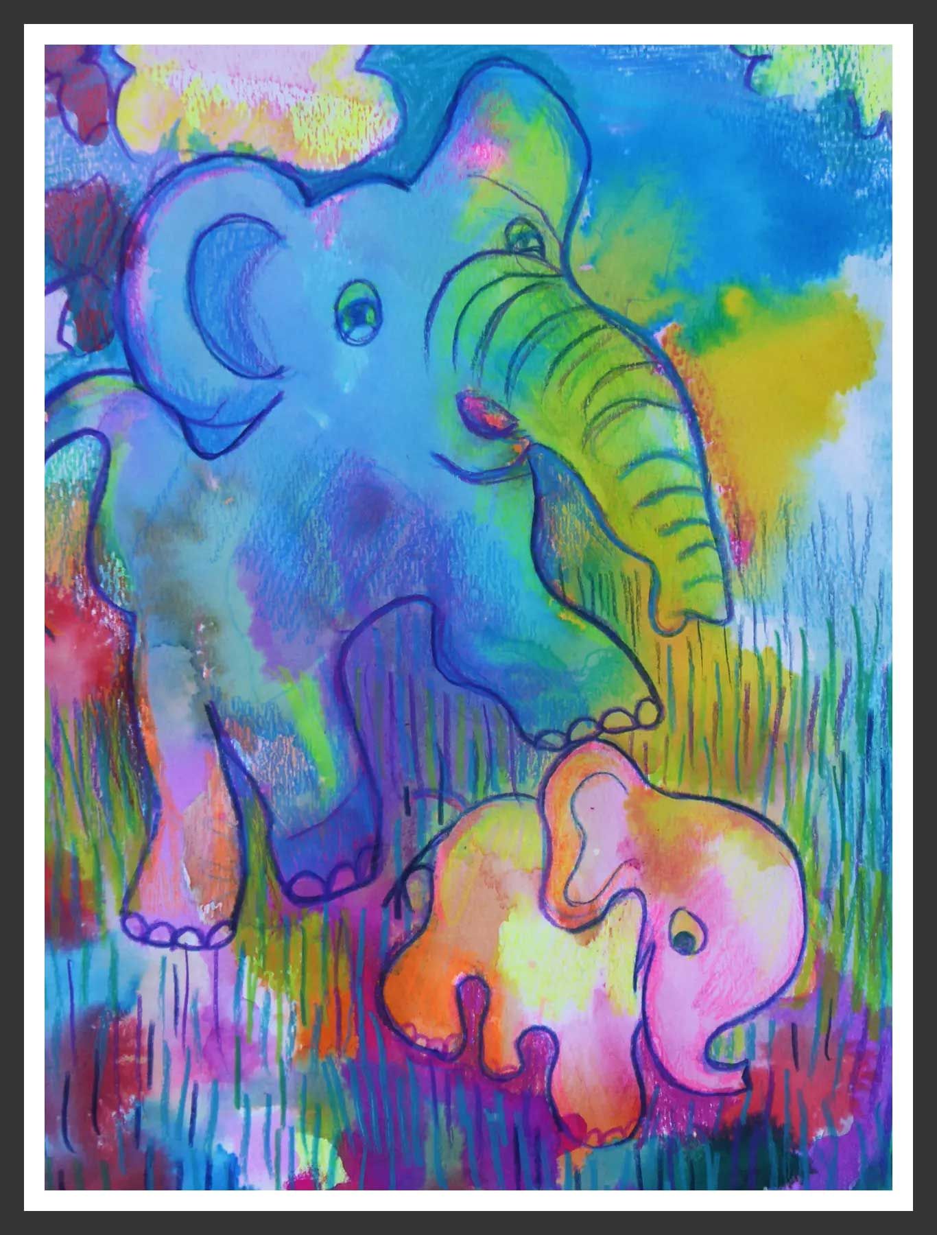 9” x 12” Luma Dyes on hot press paper – original $220.00 