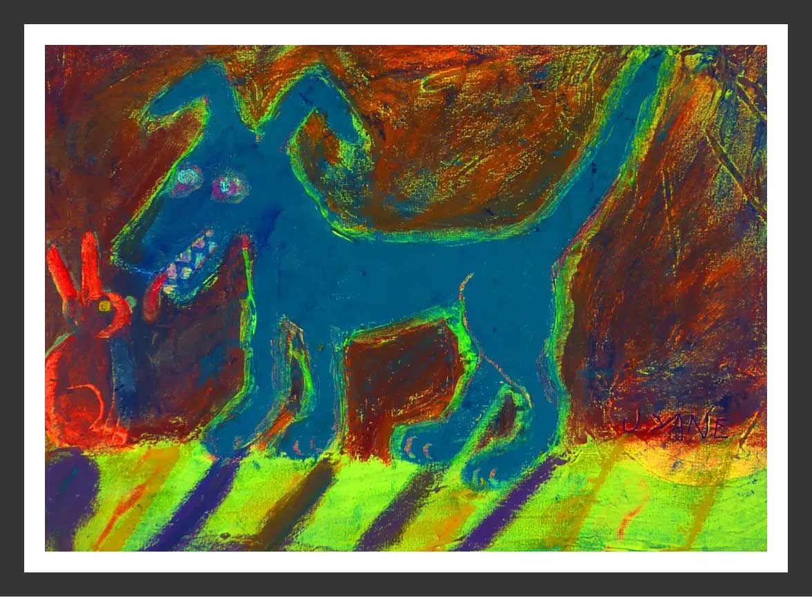 12”x 18”  mixed media on canvas- reproductions available