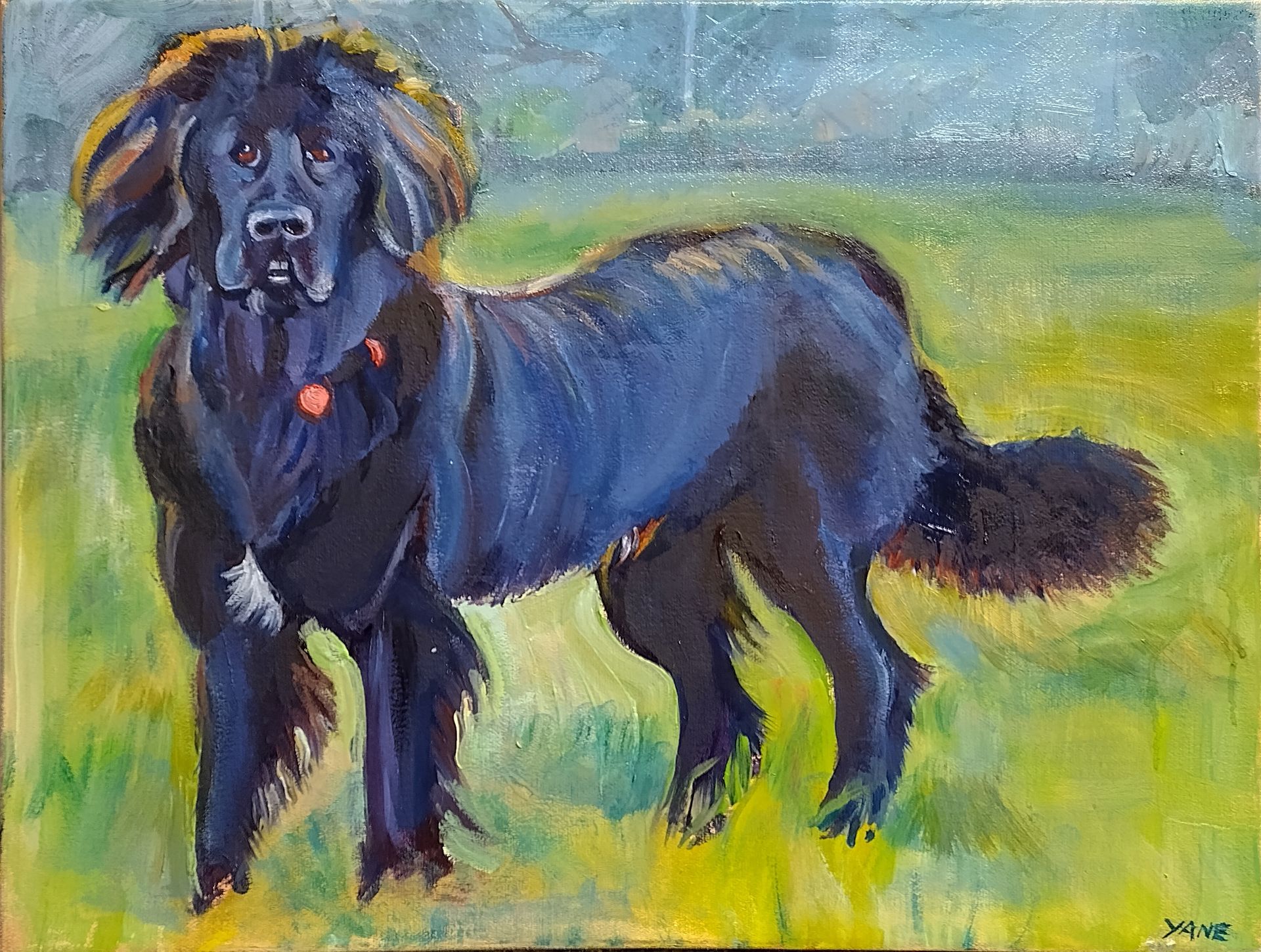 A Painting of a dog