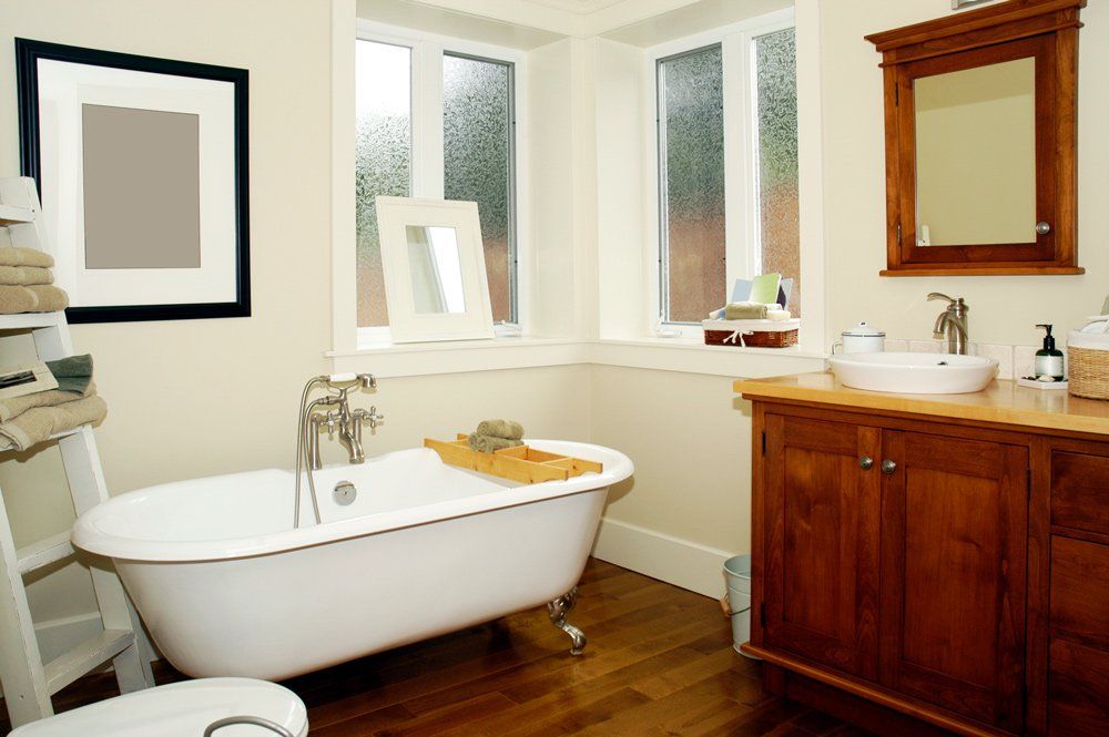 Newly Renovated Bathroom — Massillon, OH — Kamph’s Hardware and Plumbing Services