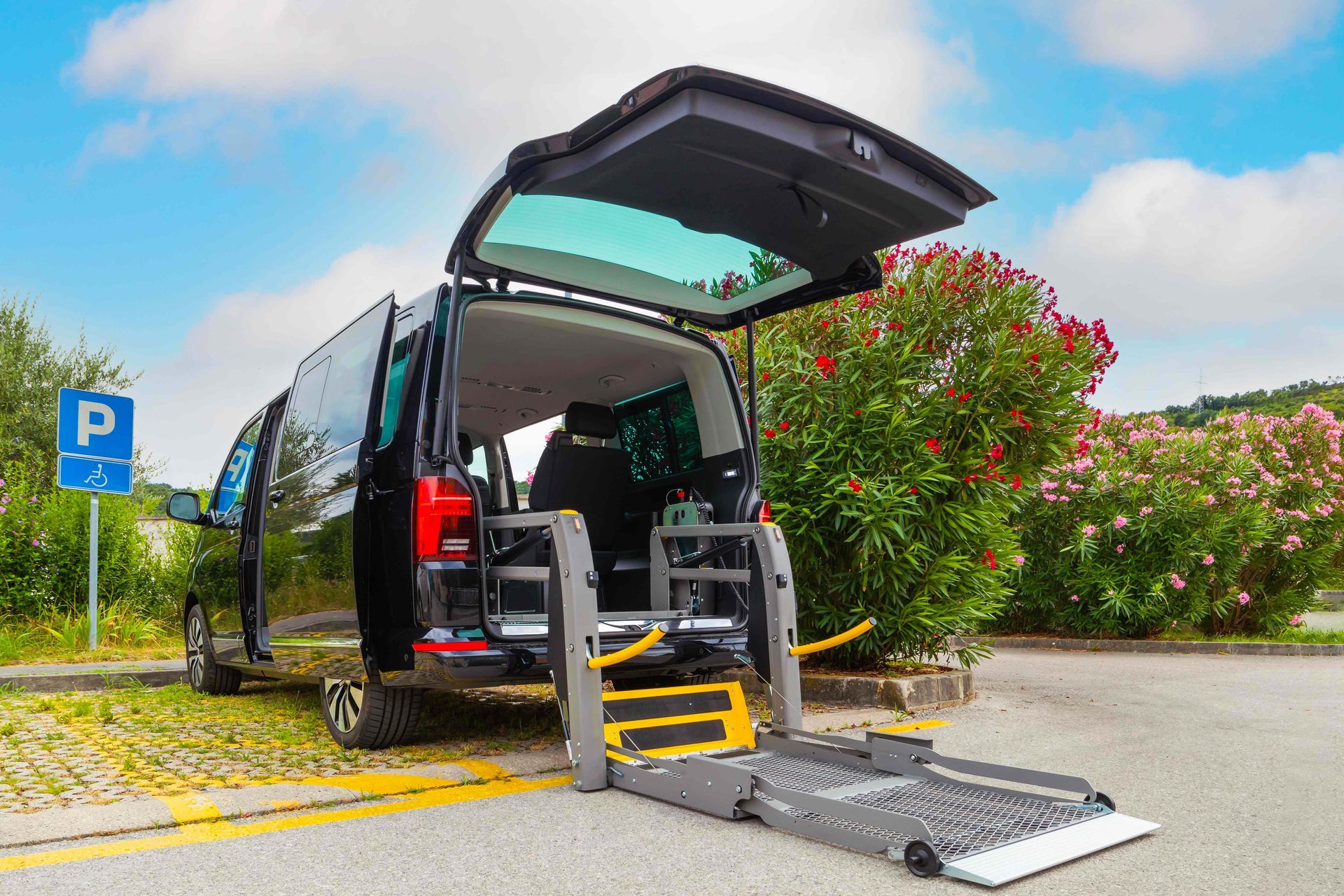 Texas Senior Care Transport_Wheelchair Vans in a parking space