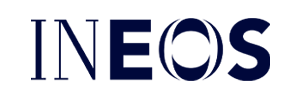 INEOS logo in dark blue.