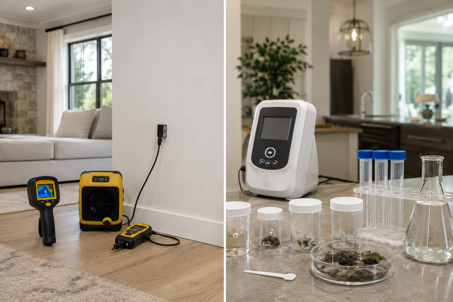 Mold Inspection vs. Mold Testing