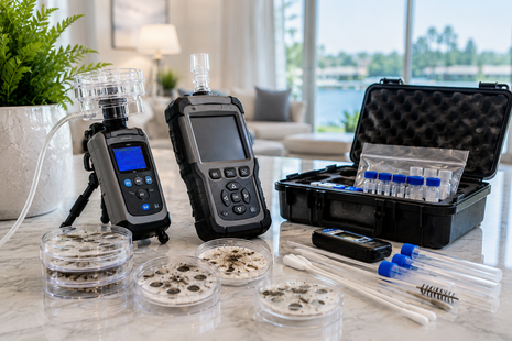 Mold testing helps confirm contamination levels and assess indoor air quality.