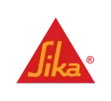 A red triangle with the word sika on it.