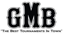 GMB logo in bold black letters with the tagline “The Best Tournaments In Town” underneath