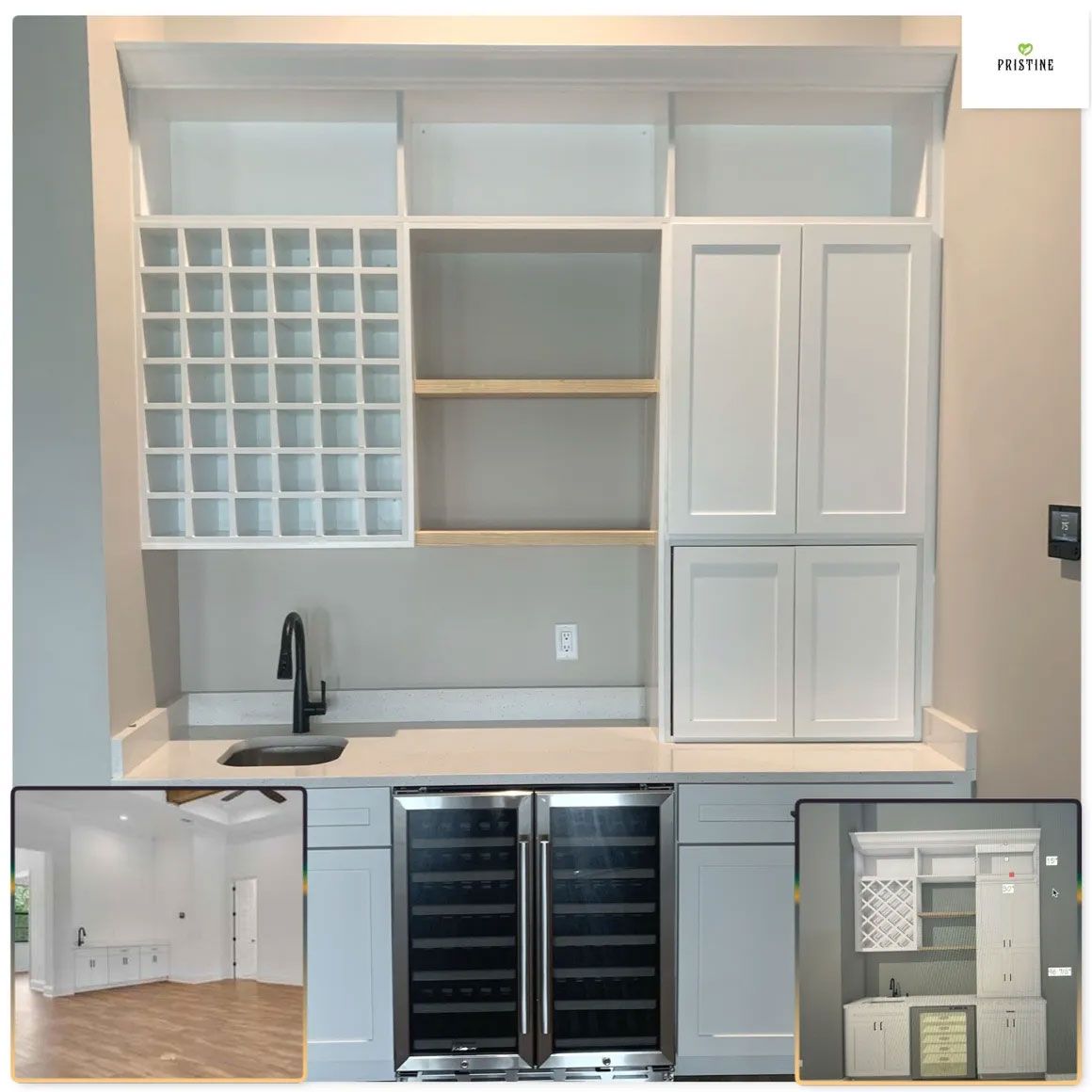custom wet bar
built in wine storage
custom bar cabinetry
entertainment area cabinetry
custom cabinet installation