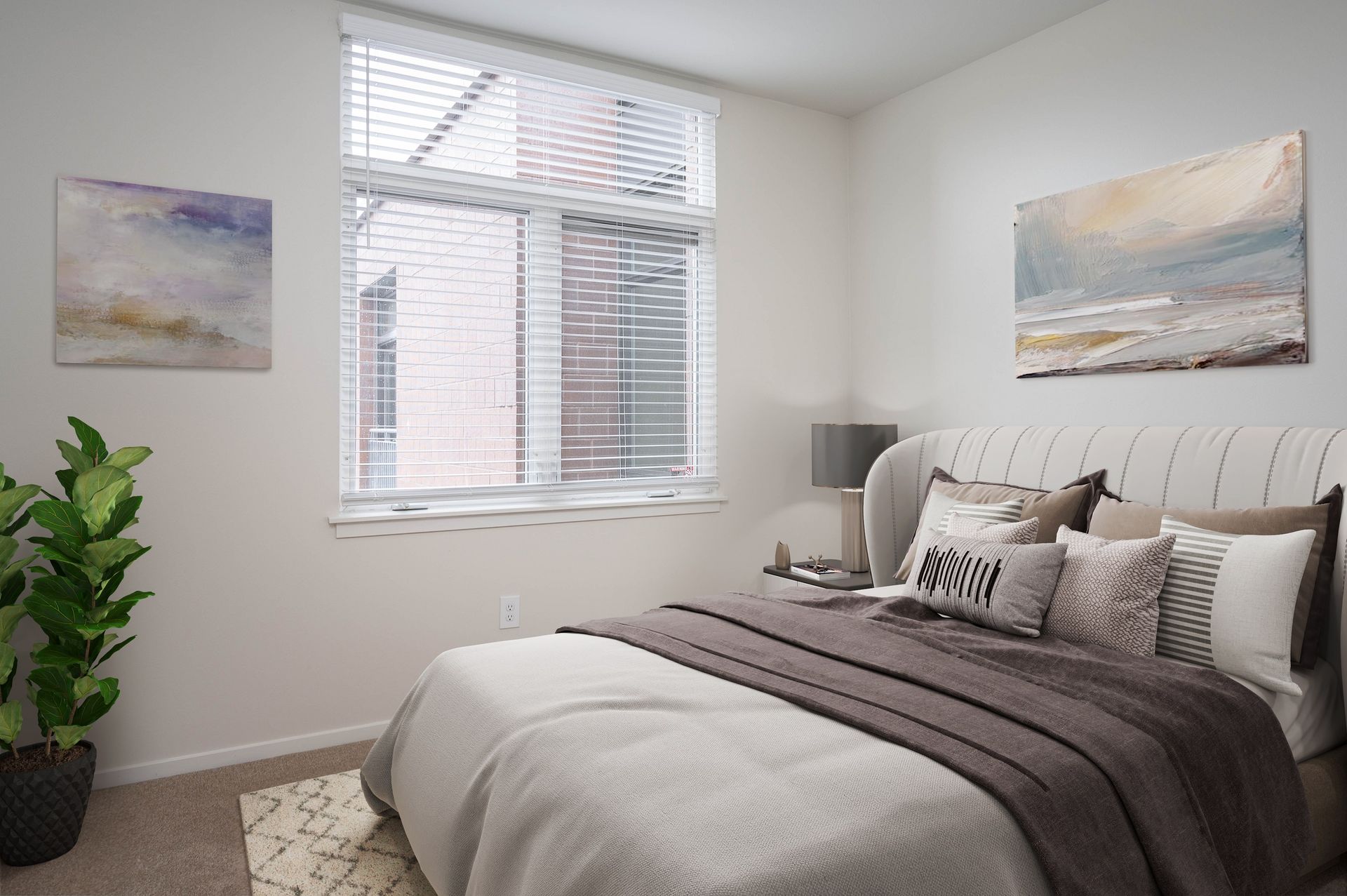 furnished bedroom
