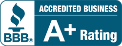 A+ Rating from the Better Business Bureau