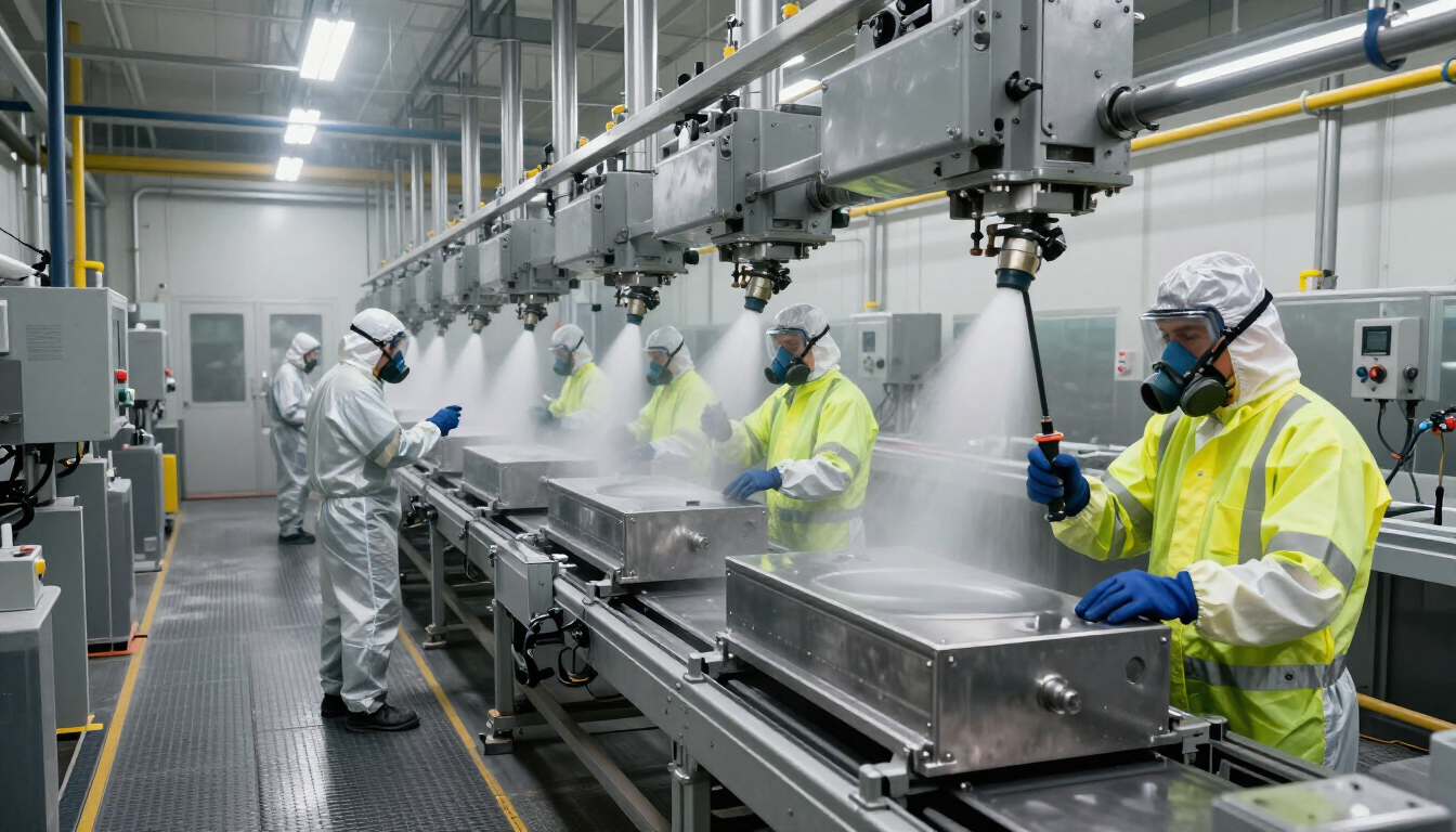 Optimización de proceso de pintura industrial
