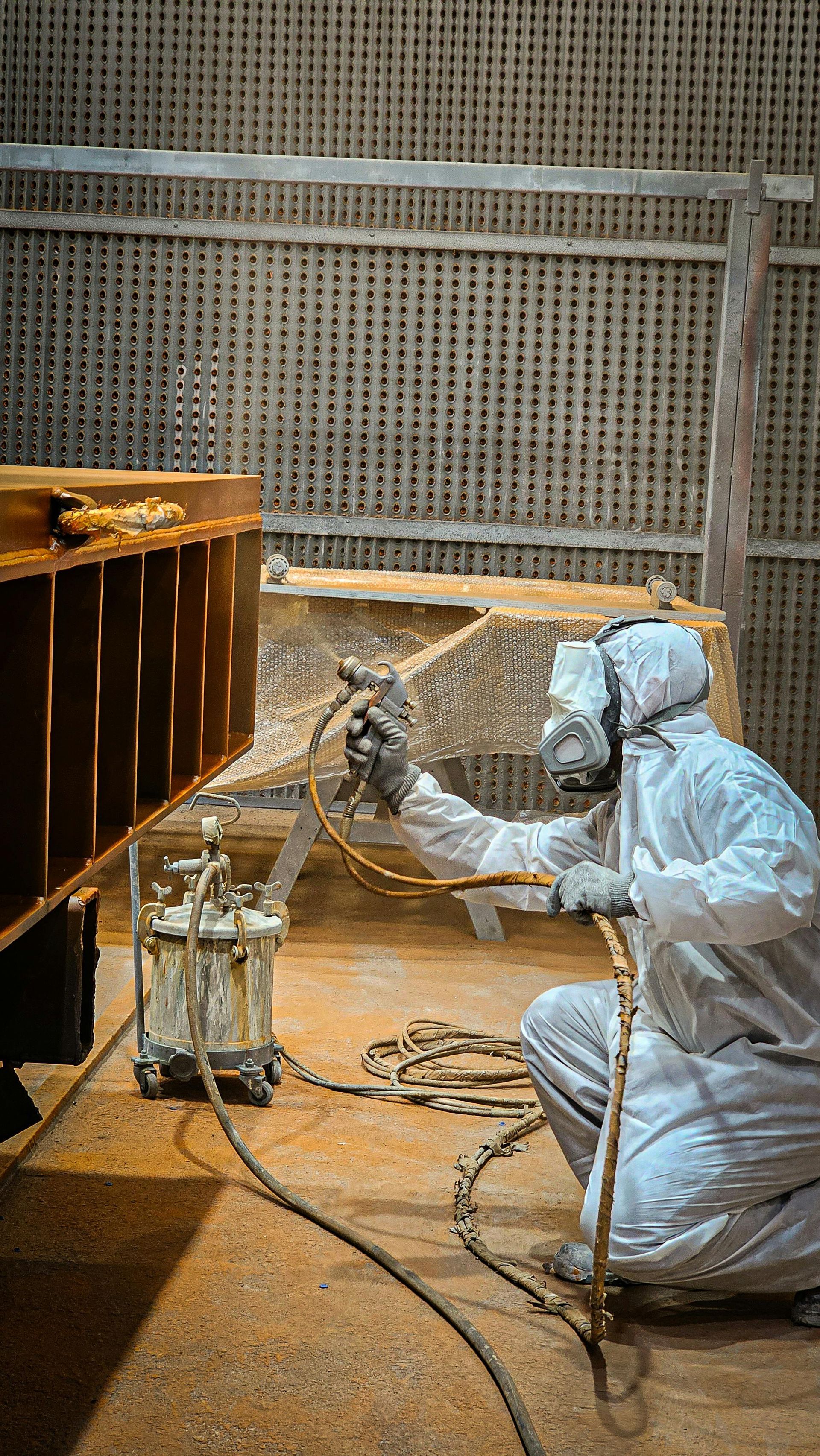 Metal fabrication and industrial coating work