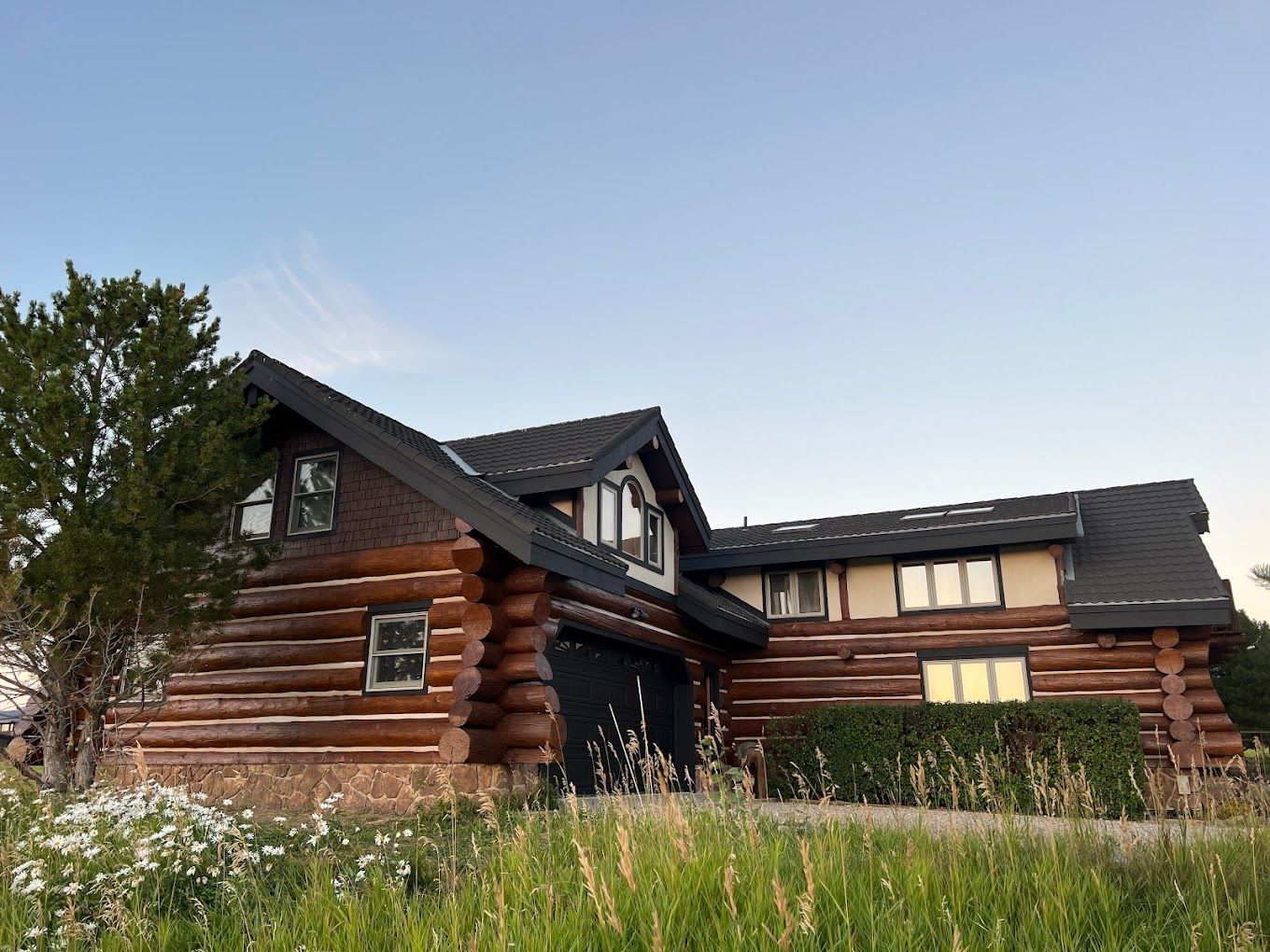 Sandblasting in Jackson, WY EH Log Home Solutions