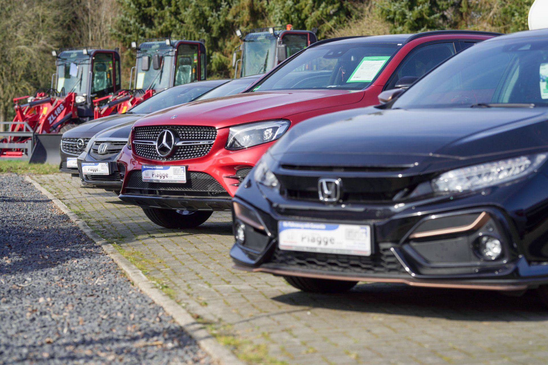 Autos im Verkauf