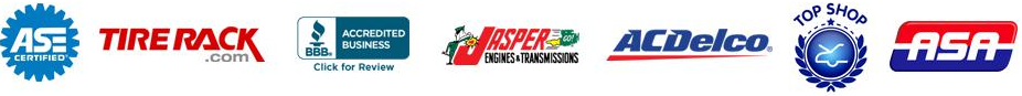 A blurred image of several logos including acdelco