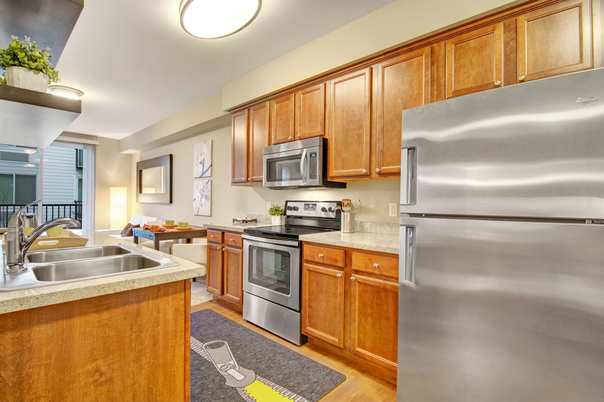 apartment floor plan.