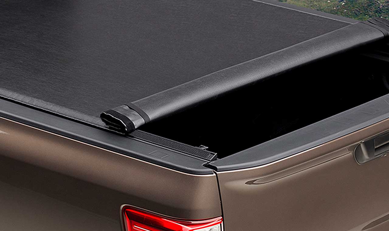 deluxe roll-up tonneau cover for truck