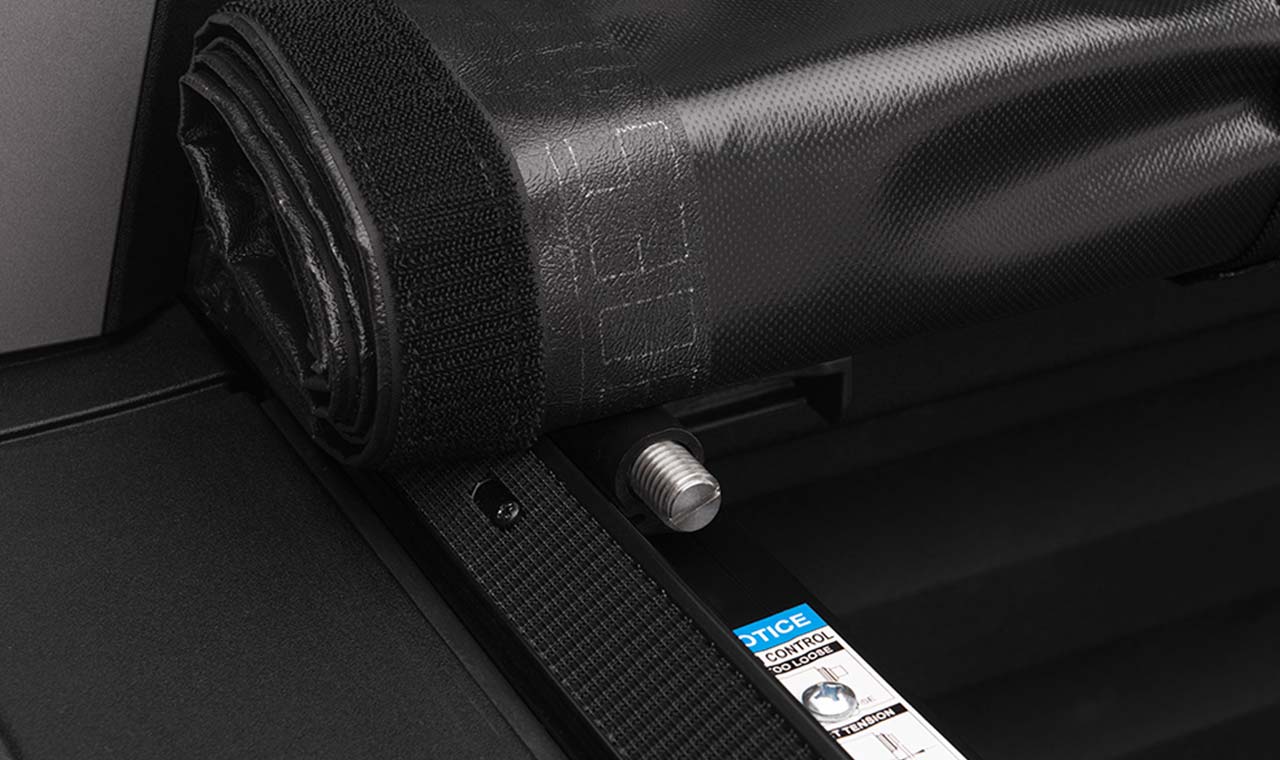 LINE-X Tonneau Covers roll up