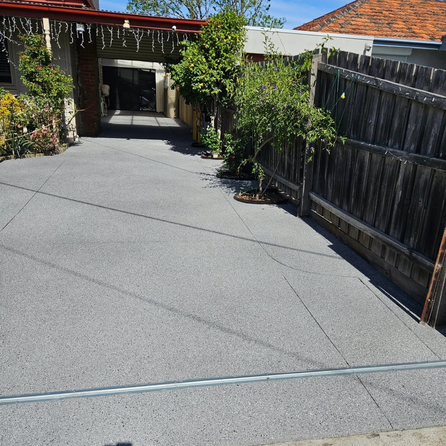 After Spraycrete driveway in Bentleigh East Victoria