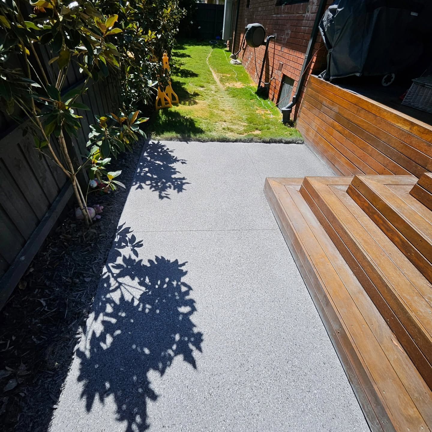 After concrete resurfacing in Camberwell Victoria