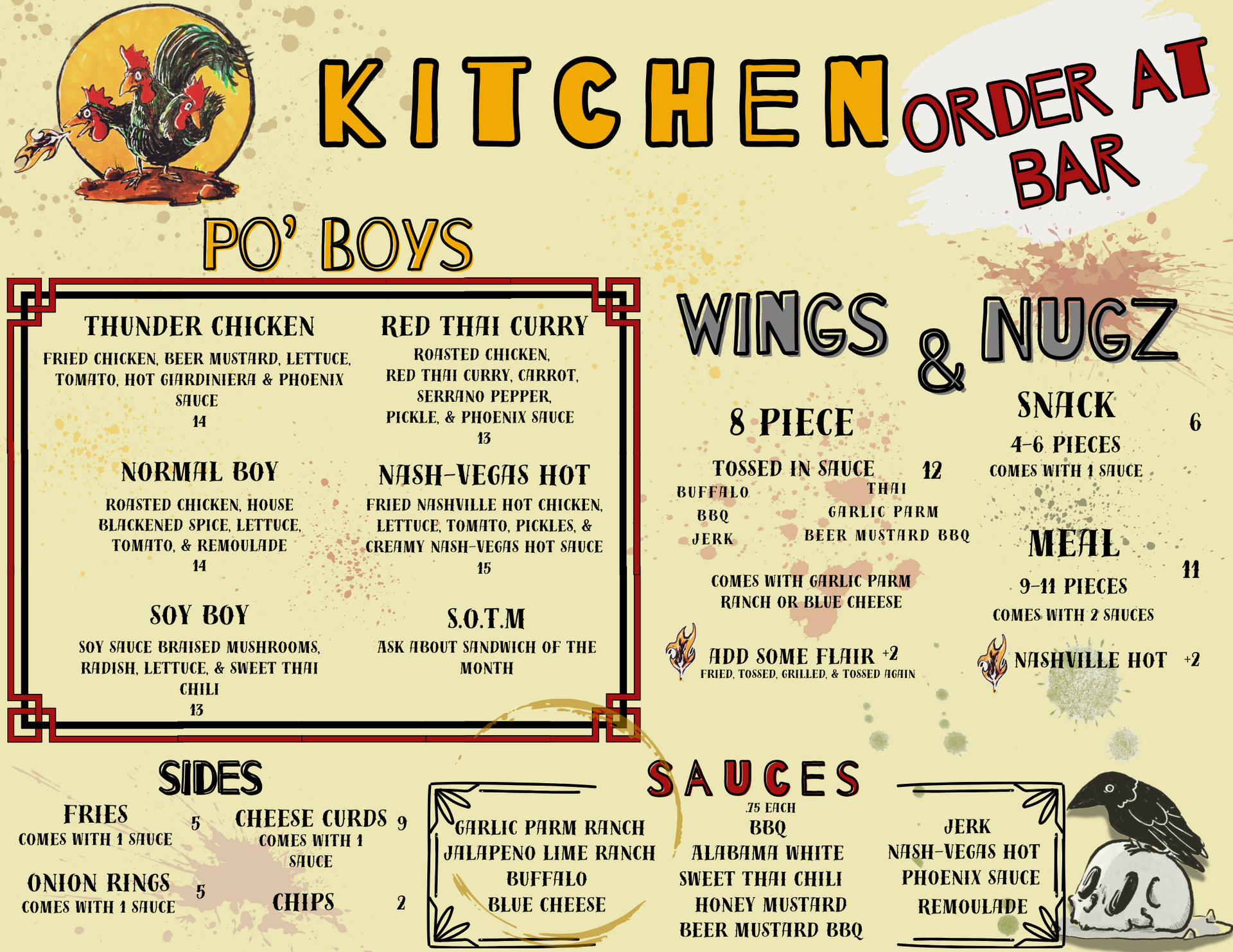 Kitchen Menu