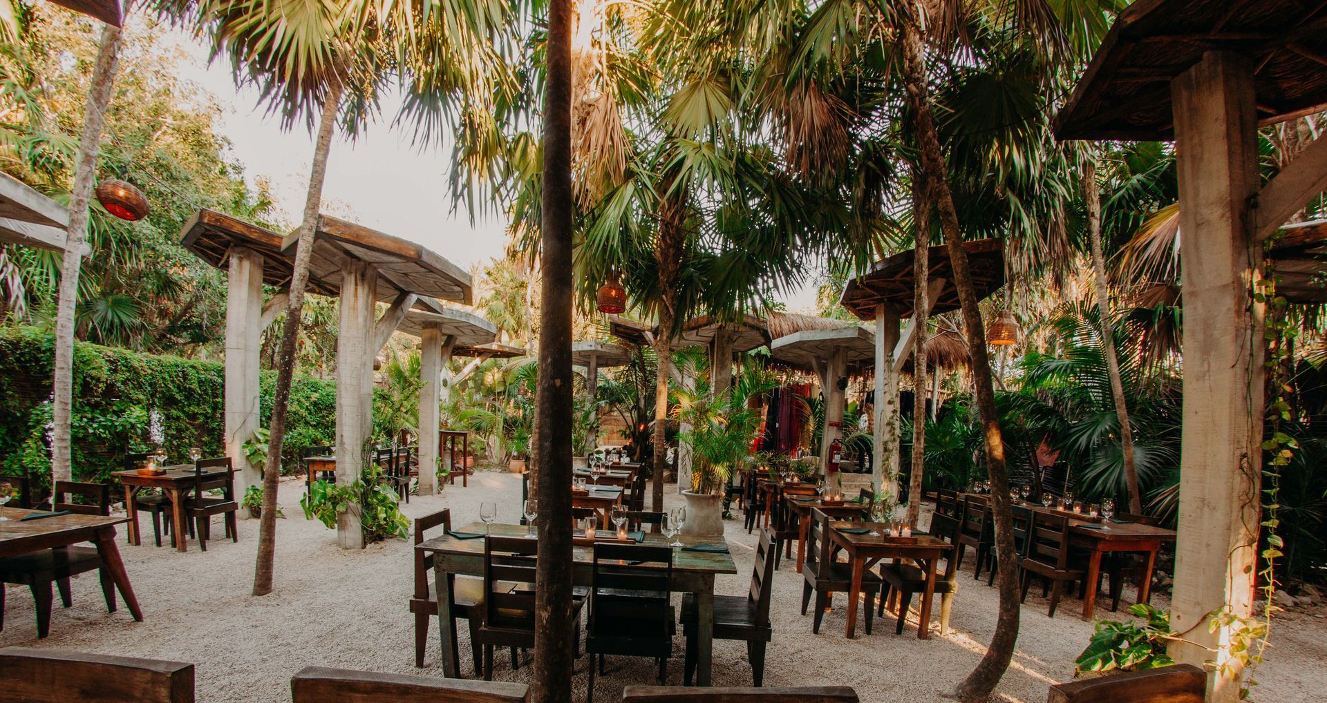 Dining area WILD Tulum restaurant