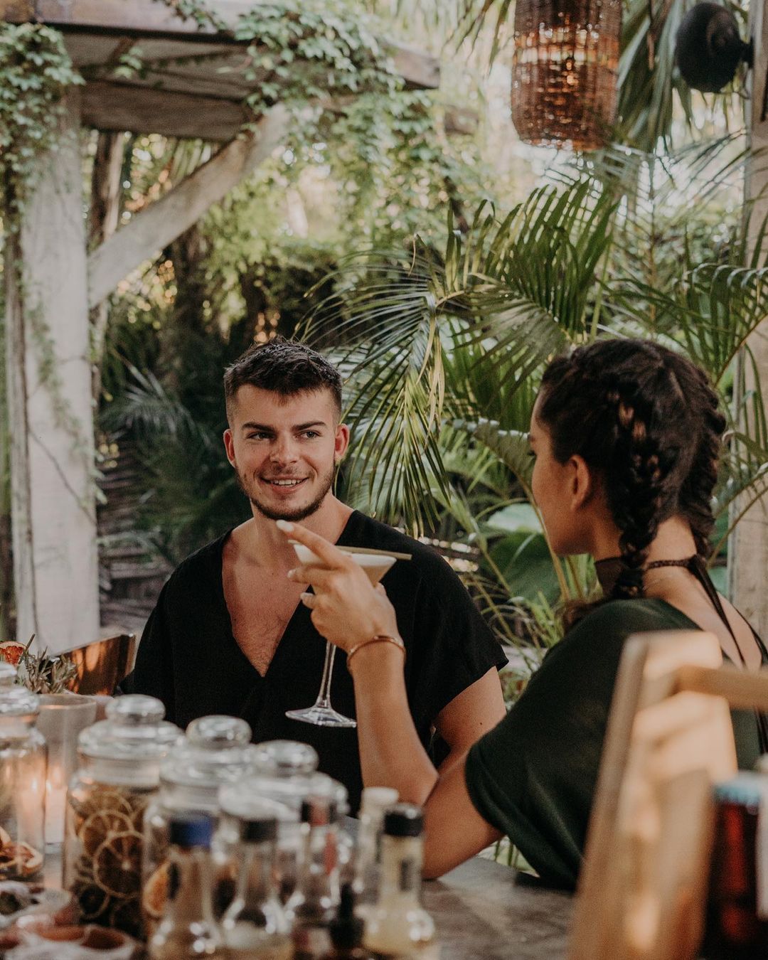 Romantic dinner at WILD Tulum restaurant