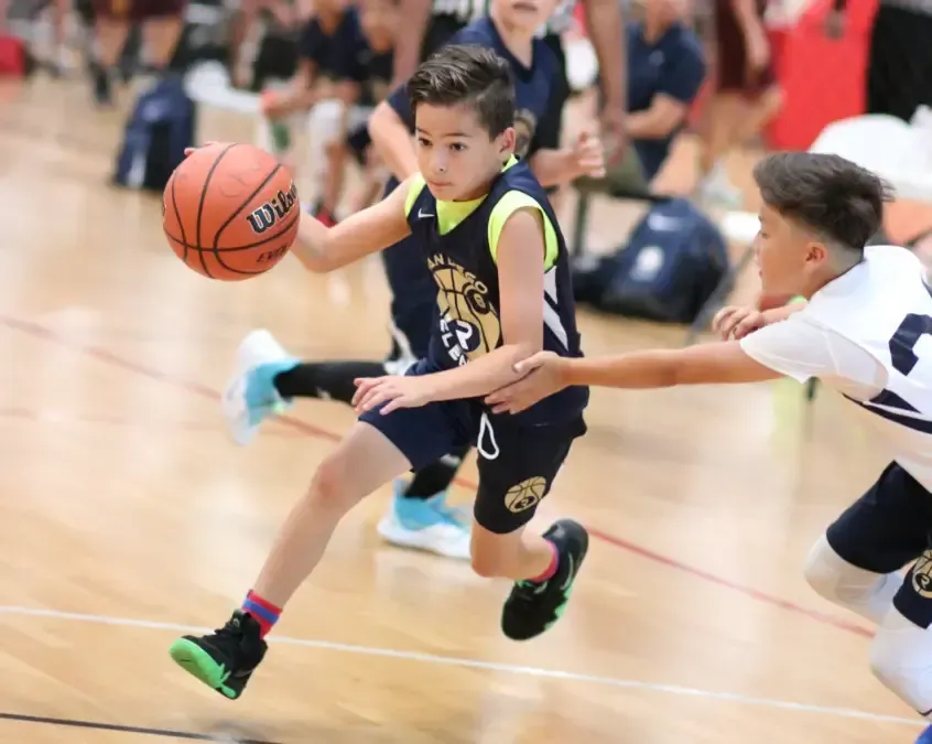 kid running a fast break