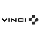 Logo VINCI : texte avec le nom et une forme stylisée de carrés et de cercles reliés.