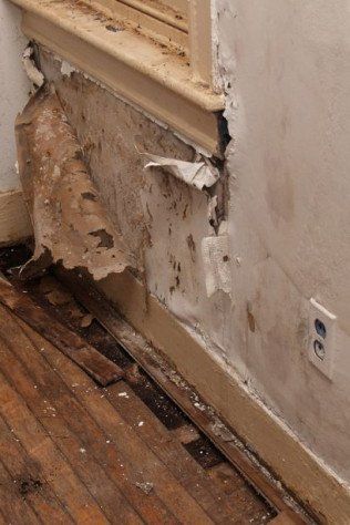 Wall Water Damage