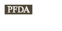 PFDA logo in white text, Pennsylvania Funeral Directors Association