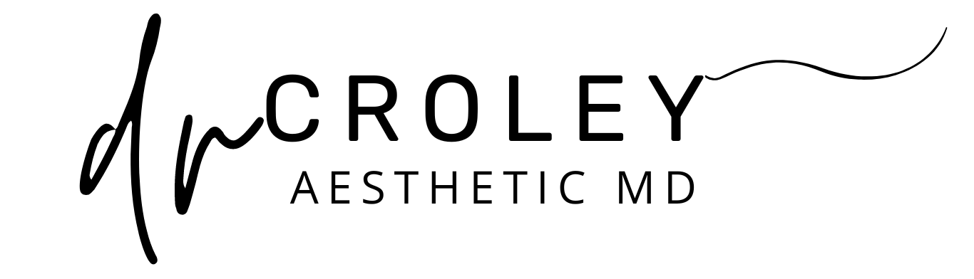 CROLEY Aesthetic MD logo in black text with a stylized signature mark