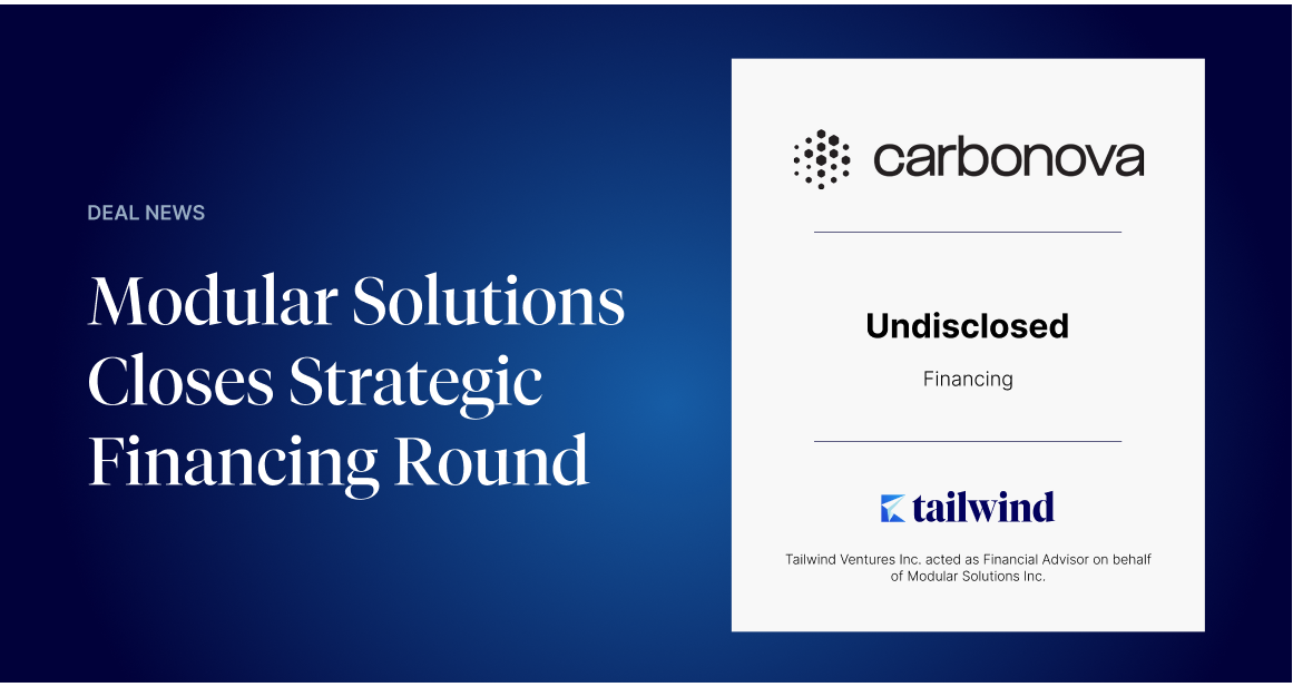 Modular Solutions Closes Strategic Financing Round