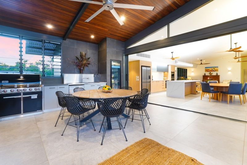 An Outdoor Kitchen and Dining Area — Invision NT in Coconut Grove, NT