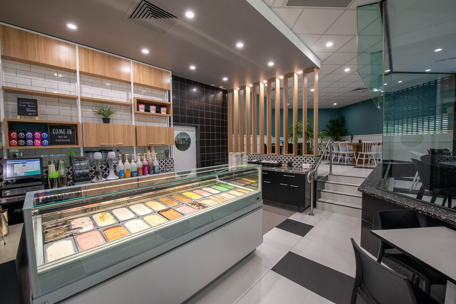 An Ice Cream Shop Interior — Invision NT in Katherine, NT