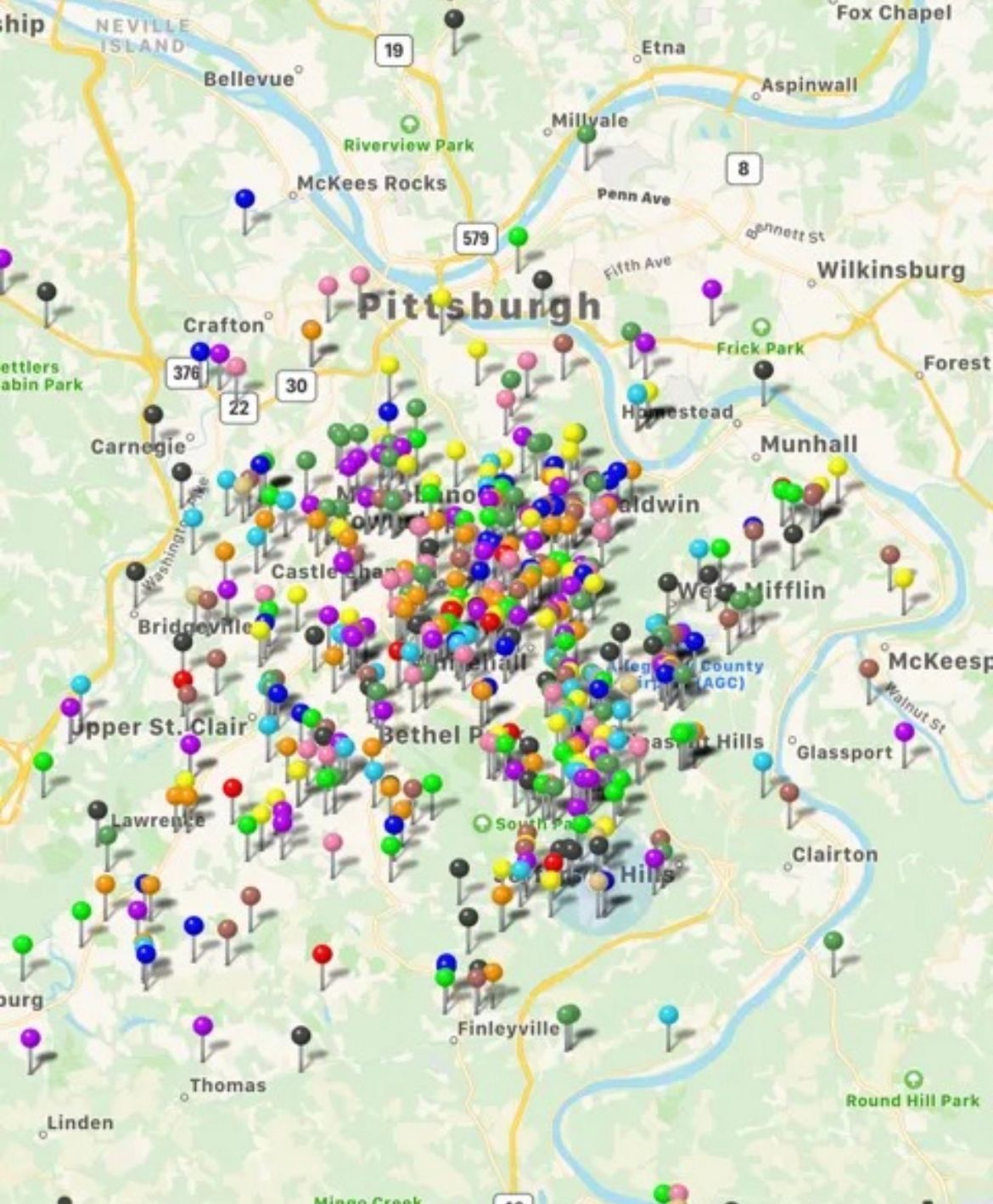 Service Area Map | South Park, PA | Christopher Brothers Service Area Map | South Park, PA | Christopher Brothers