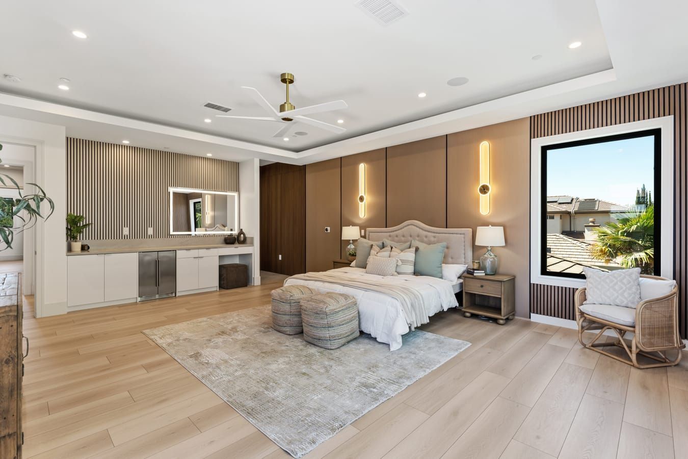 Luxury primary bedroom