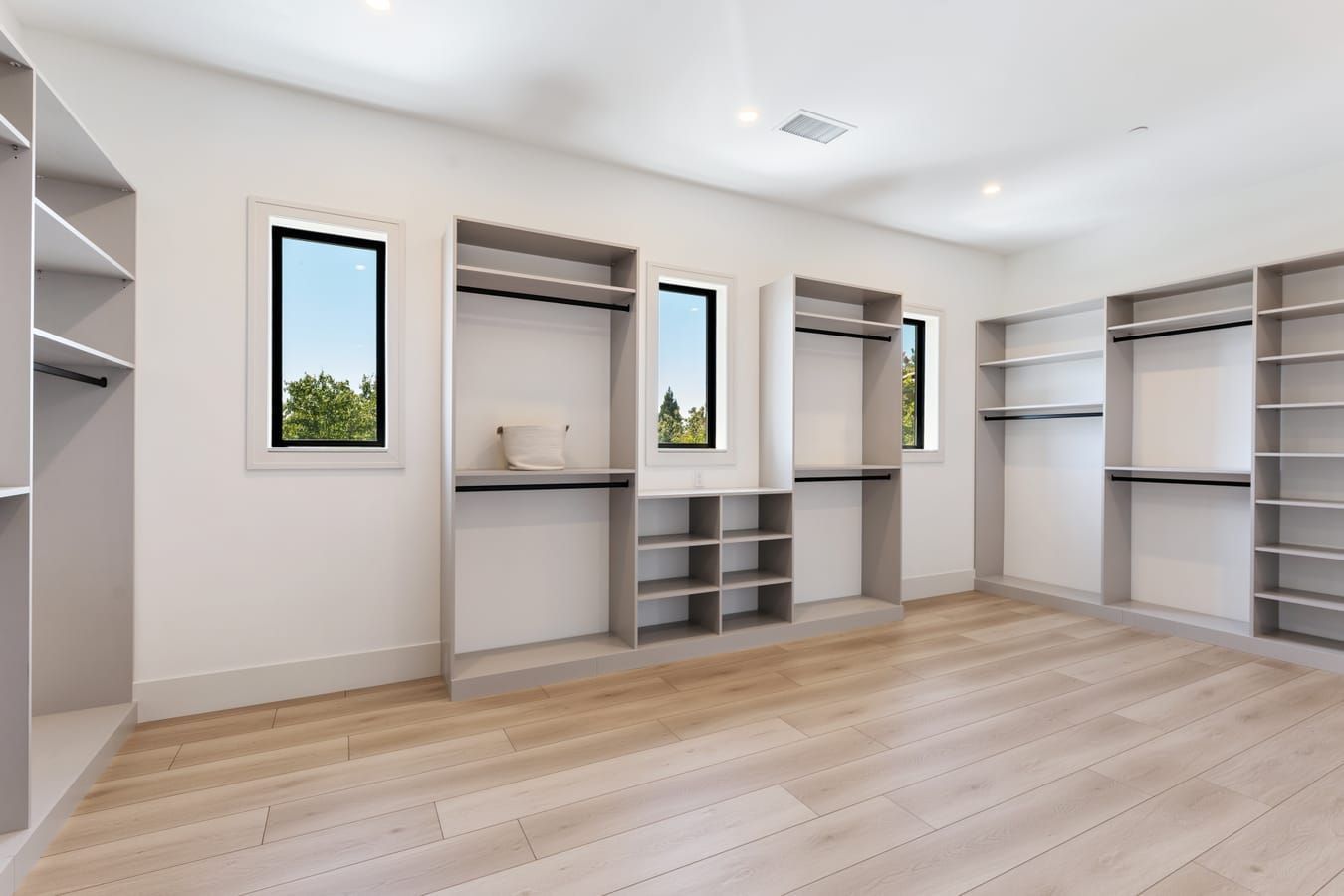 Custom walk-in closet