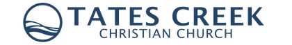 The logo for the tates creek christian church