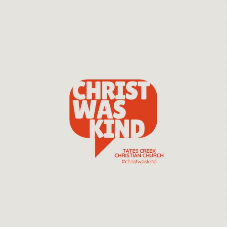 A poster that says christ was kind on it