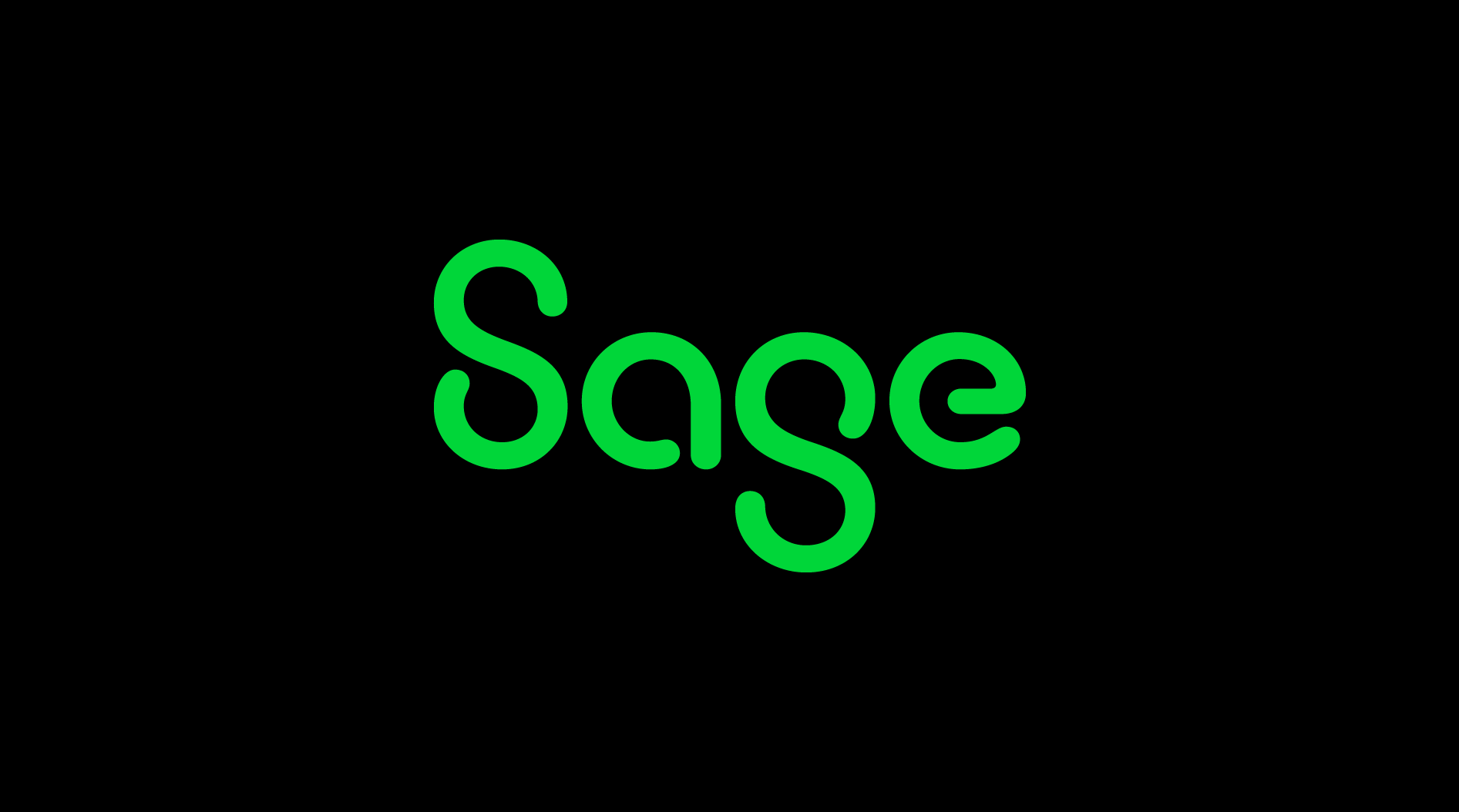The word sage is written in green on a black background.