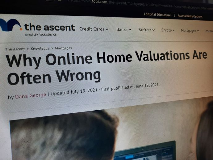 Article: Why Online Home Valuations Are Often Wrong Why Online Home Valuations Are Often Wrong