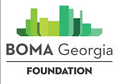 BOMA Georgia Foundation logo with green skyline graphic and black text on white background