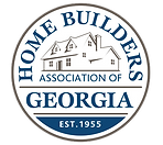 Home Builders Association of Georgia logo with blue circular seal and EST. 1955