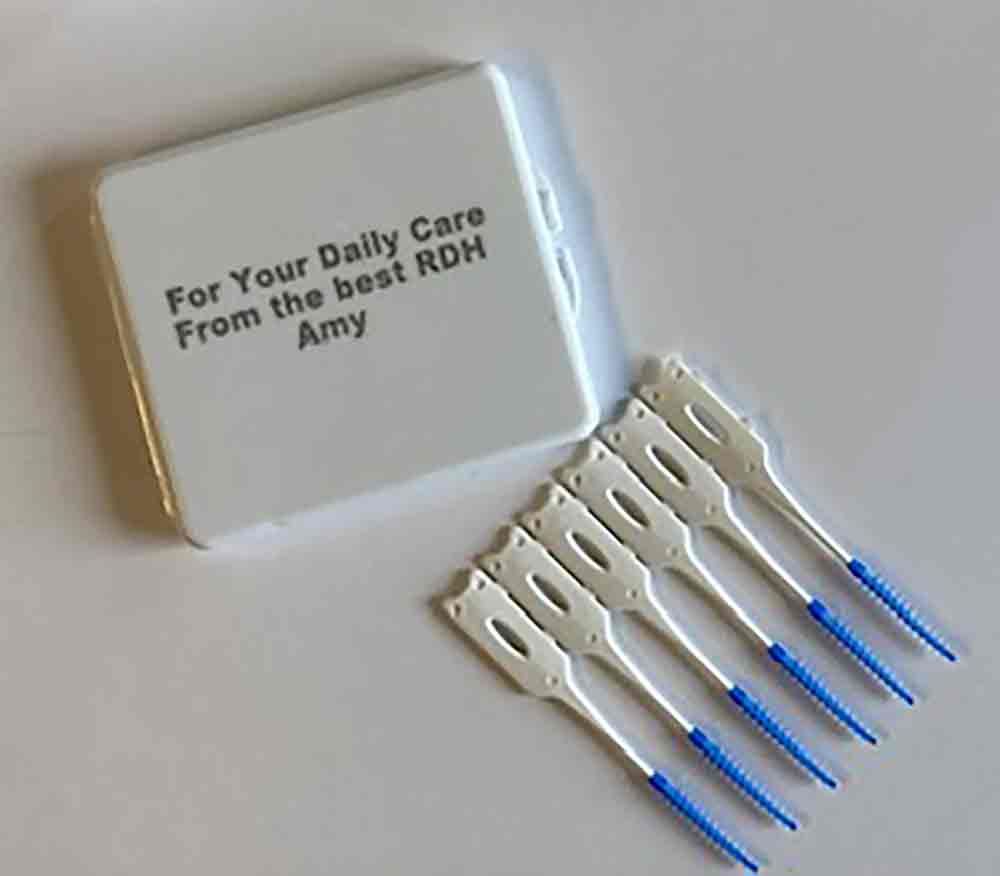 A box that says for your daily care from the best rdh amy