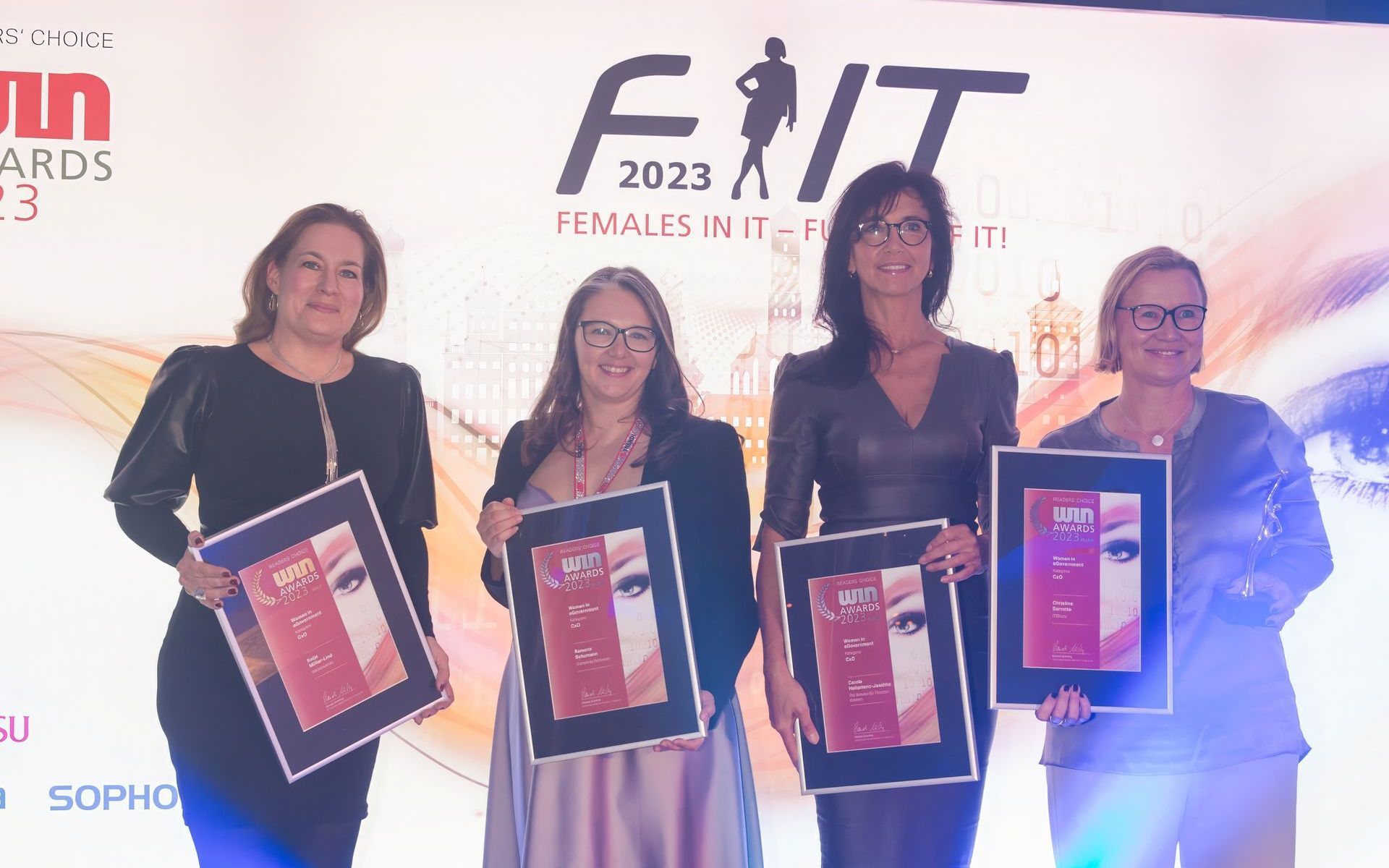 Christine Serrette, Katja Müller-Lind, Ramona Schumann und Carola Heilemann-Jeschke