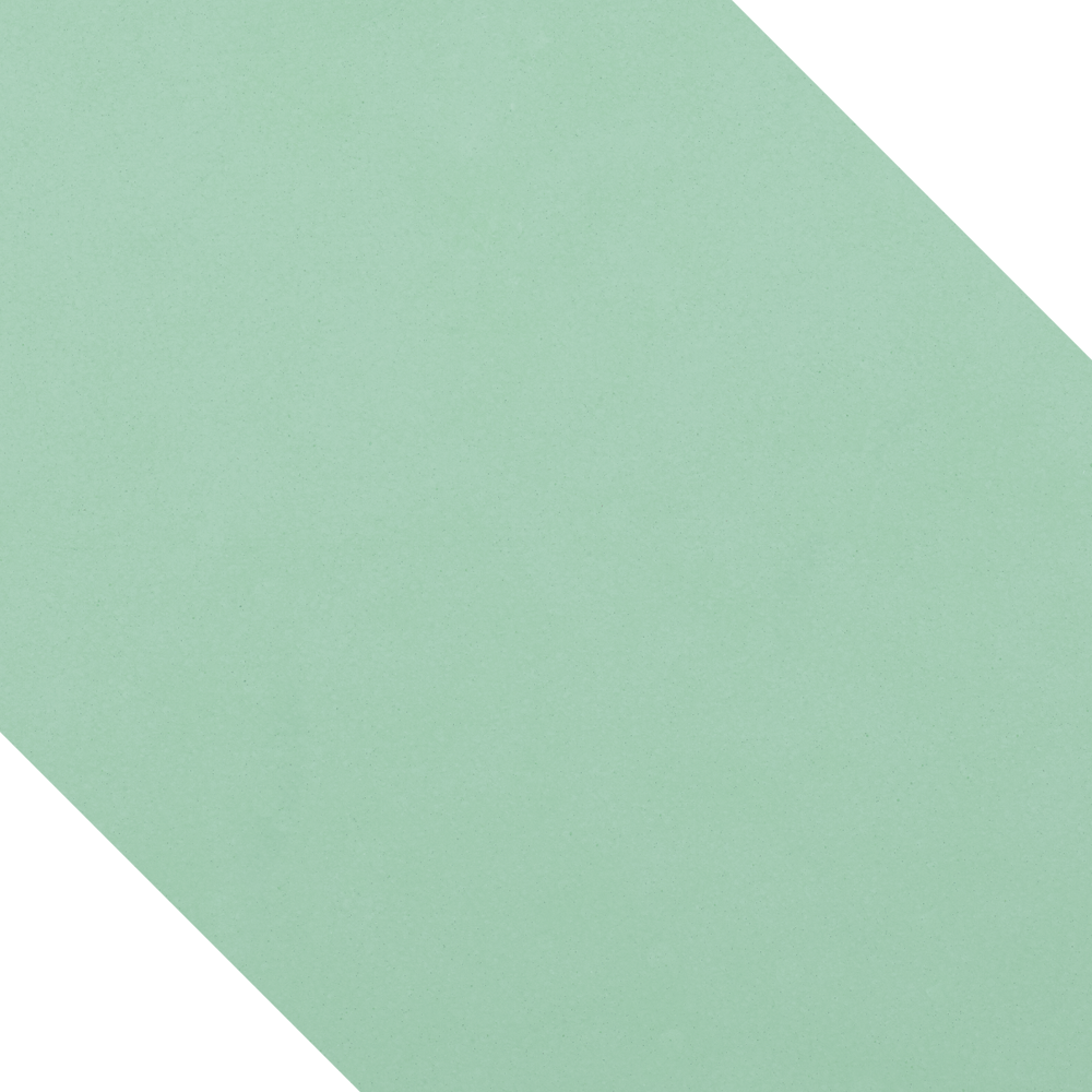 Diagonal light green rectangle on white background.