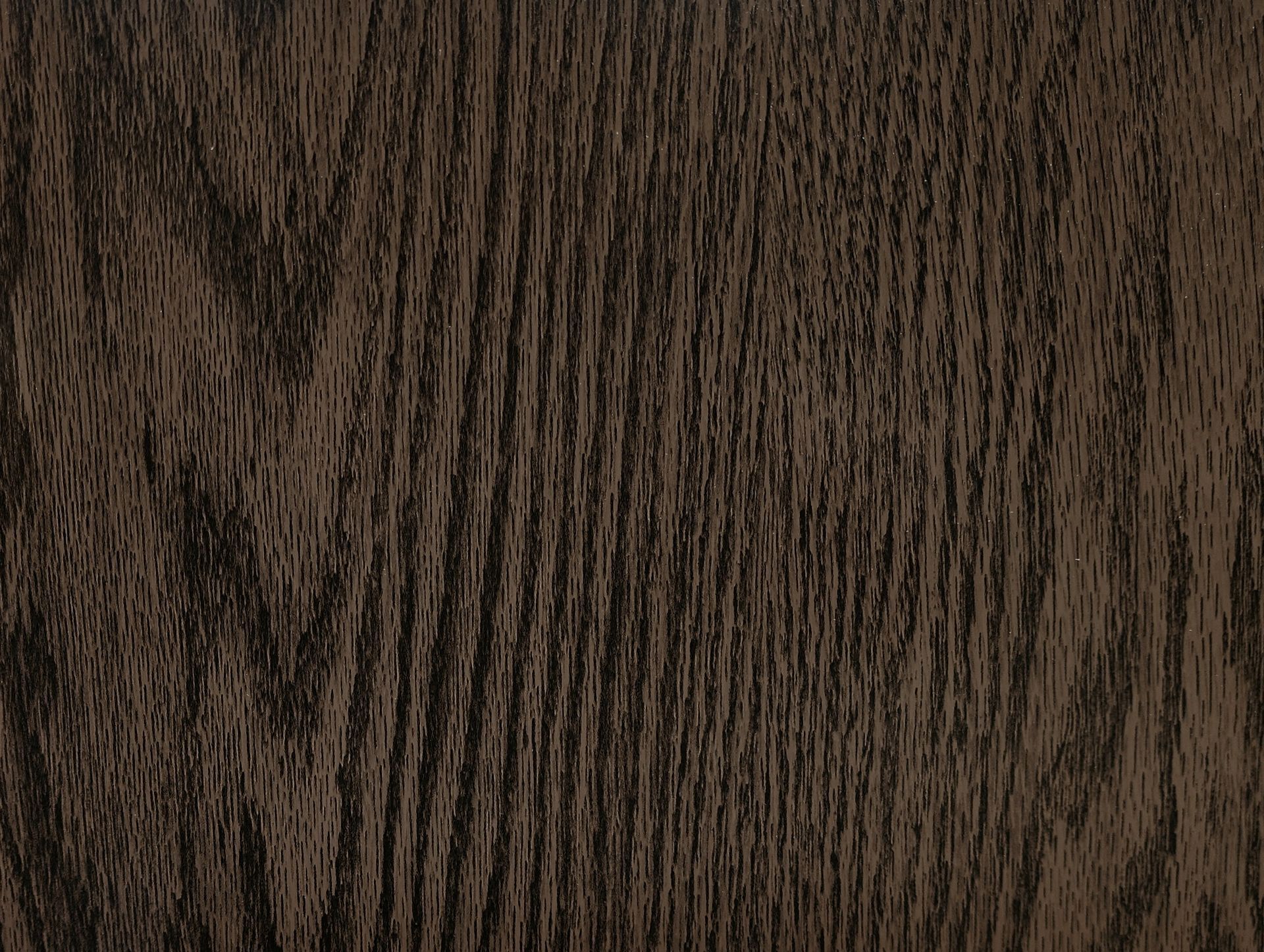 Dark brown wood grain texture with vertical lines.