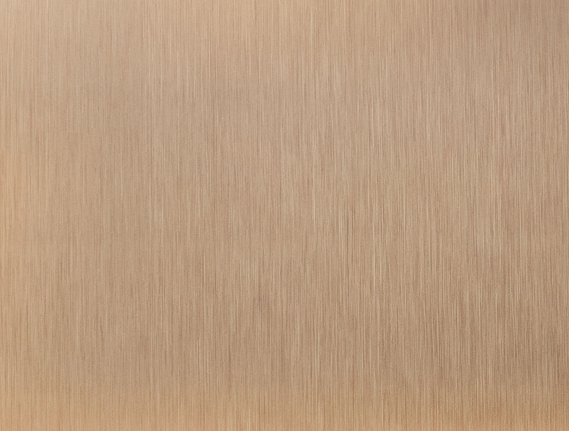 Brushed bronze metal surface with vertical grain.