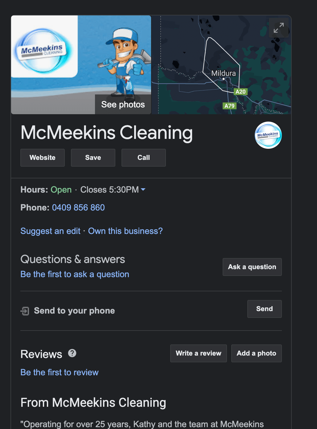 Small Business Website Case Study | M Group Marketing