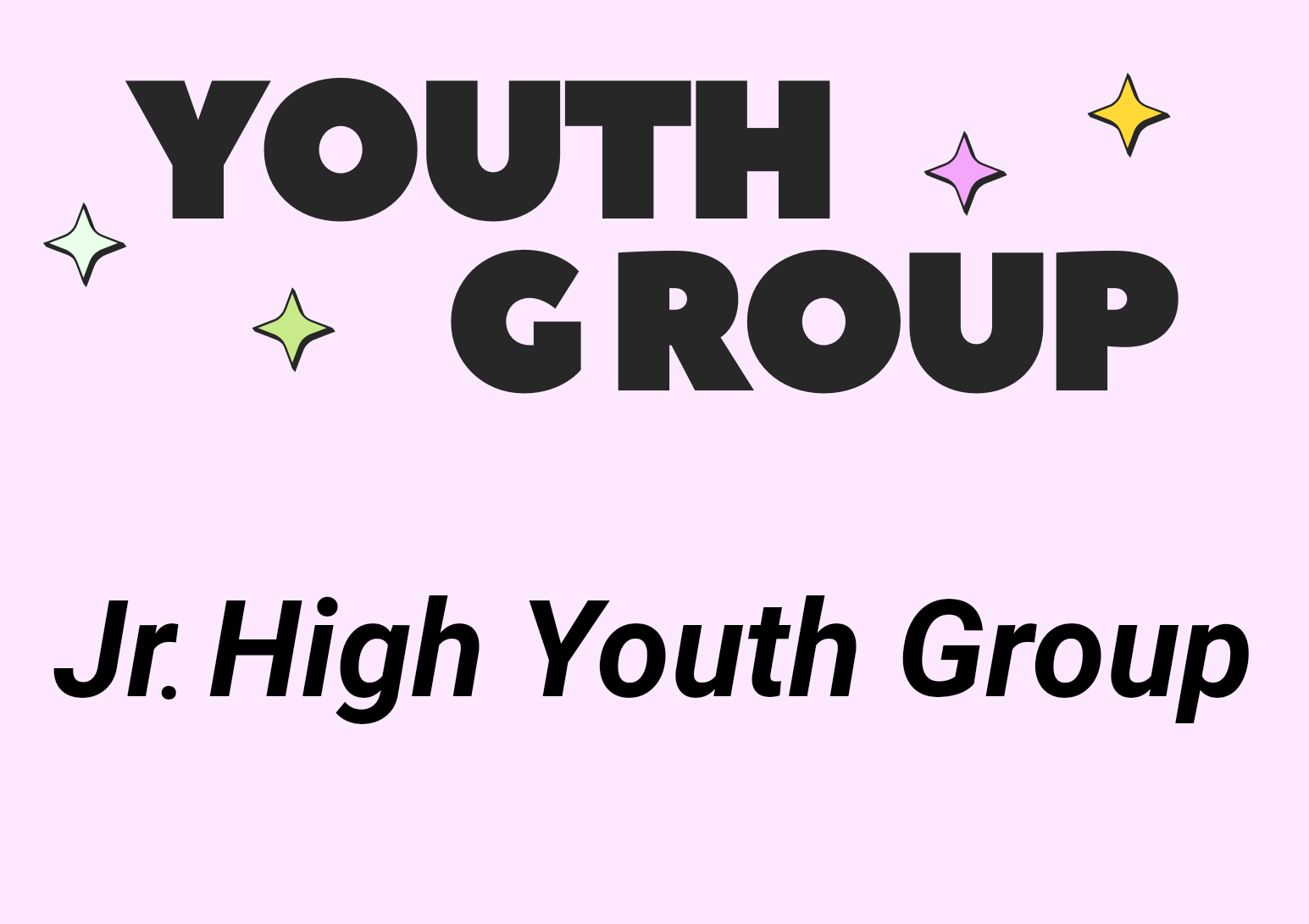 Jr High Youth Group